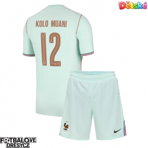 Francie Randal Kolo Muani #12 Dětské Venkovní dres komplet MS 2026 Krátký Rukáv (+ trenýrky)